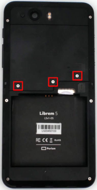 Modem cover screw locations