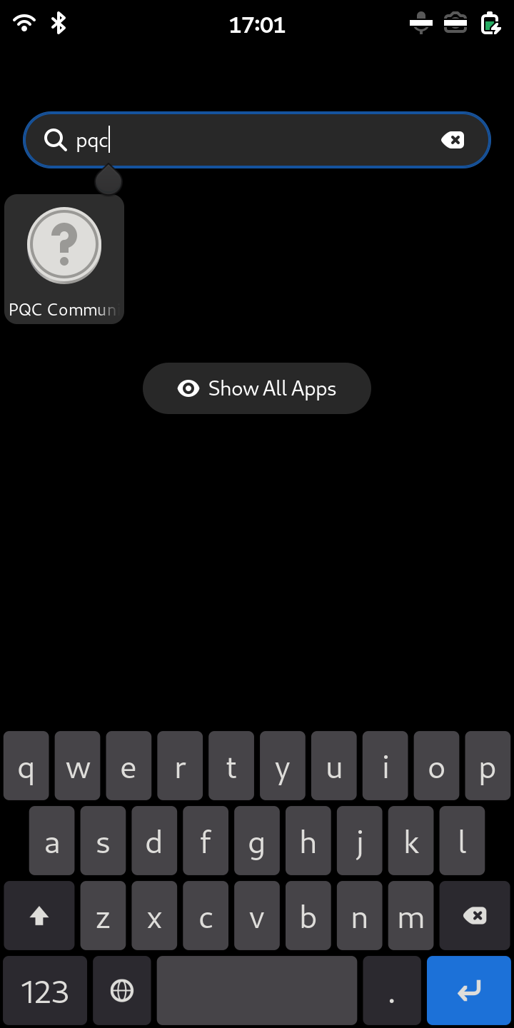 Open **PQC Communications Client Setup**