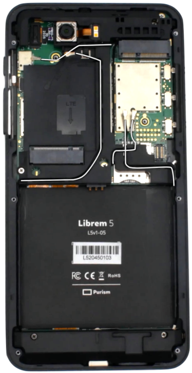 L5 antenna cabling