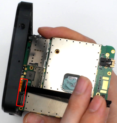 L5 USB C and display FPC cable location