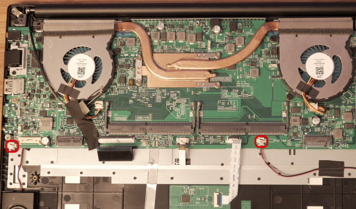 Disconnect L14 speaker connectors