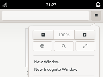 The New Incognito Window option is in the main application menu